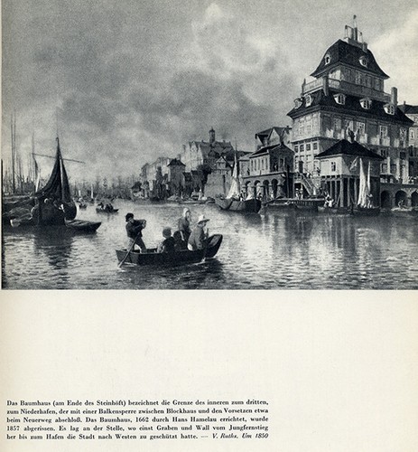 Vintage hamburg city views - vintage,
