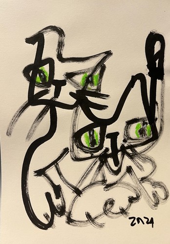 Cats expressive drawings orig - cats,
