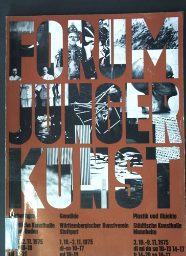 Forum junger kunst 1975 - kunst,