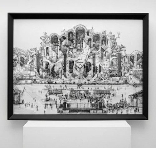 Tomorrowland print pencil - tomorrowland,